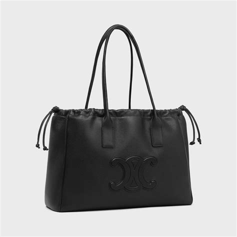 cabas drawstring celine|SMALL CABAS DRAWSTRING CUIR TRIOMPHE IN GRAINED .